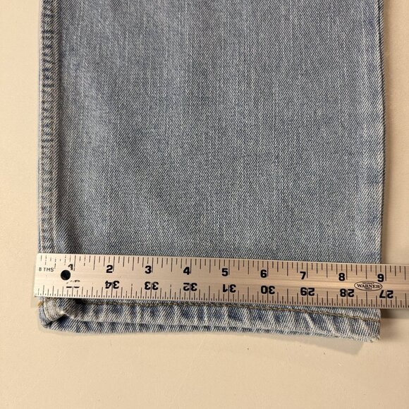 Levis 550 Jeans Mens 40x34 Blue Relaxed Fit Tapered Leg Light Wash Cotton Denim - Picture 11 of 12